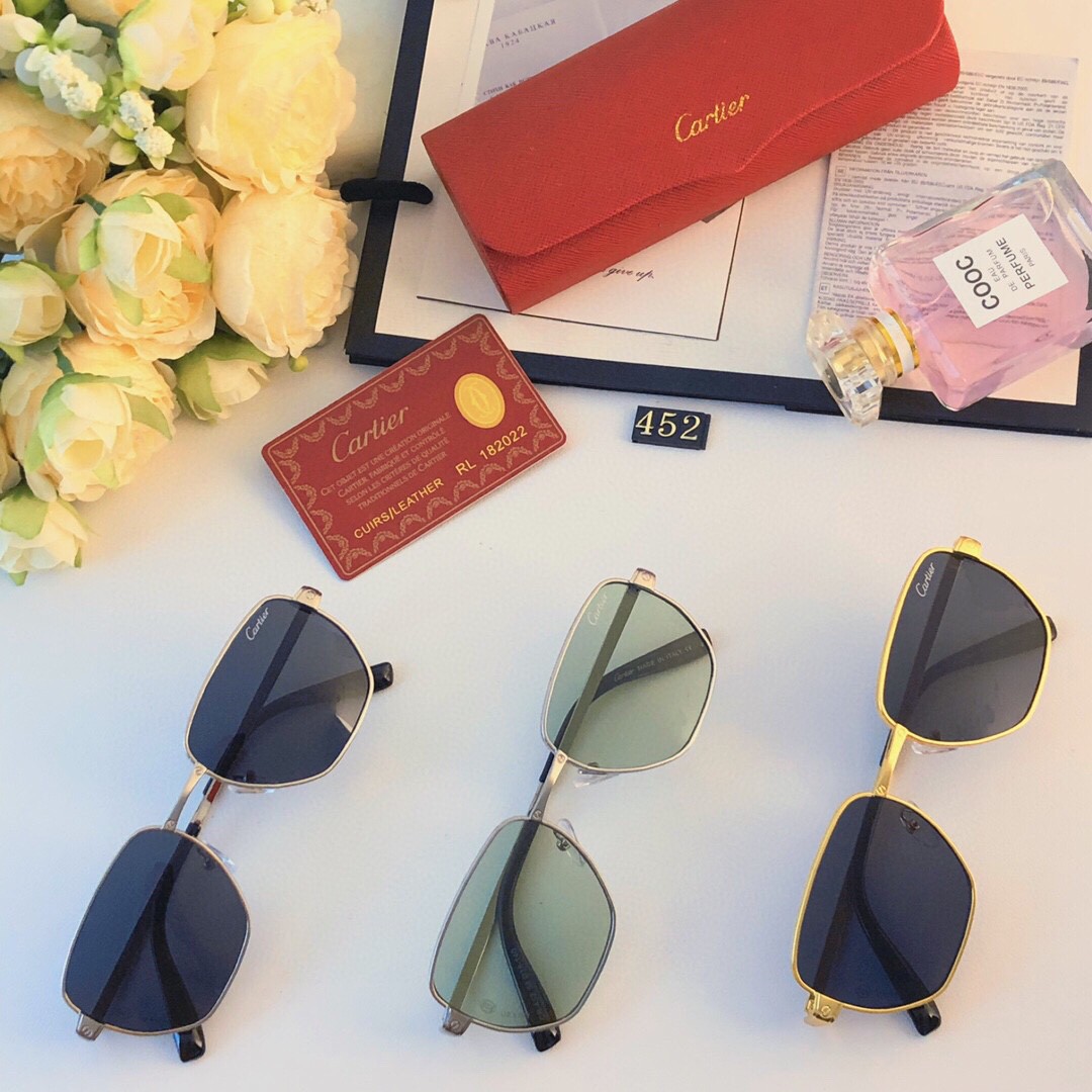TOP Cartier Sunglasses - 3 Color