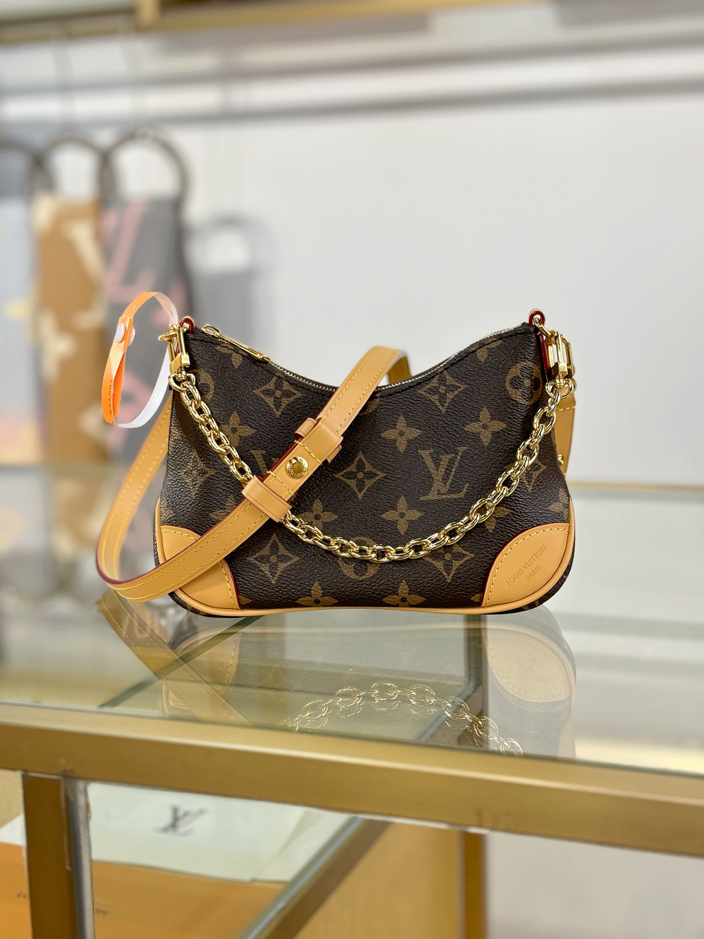 TOP Louis Vuitton LV Boulogne Odeon Bag Monogram Nano 21x11.5x7cm - Brown