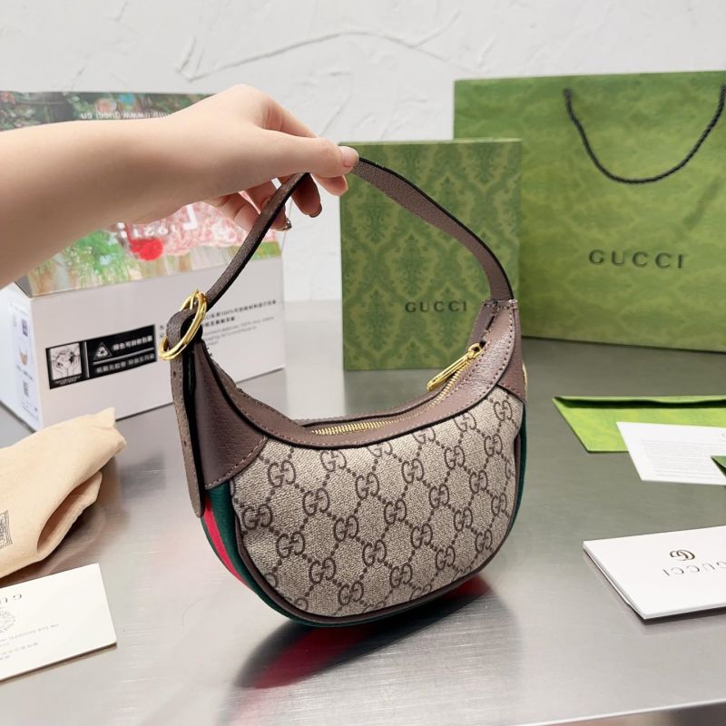 Gucci Ophidia Canvas&Leather Shoulder  Bags (Replica)