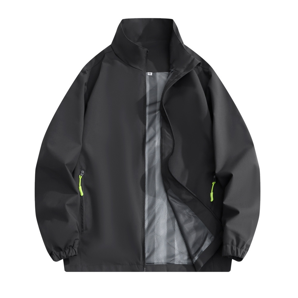 Mens Bomber Jacket Lightweight Casual Spring Fall Windbreaker Zip Up Coat with Pocket