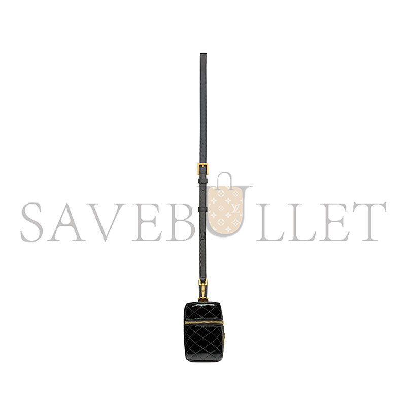 YSL GABY VANITY BAG IN PATENT LEATHER 7667310UFU71000 (18*11*6.5cm)