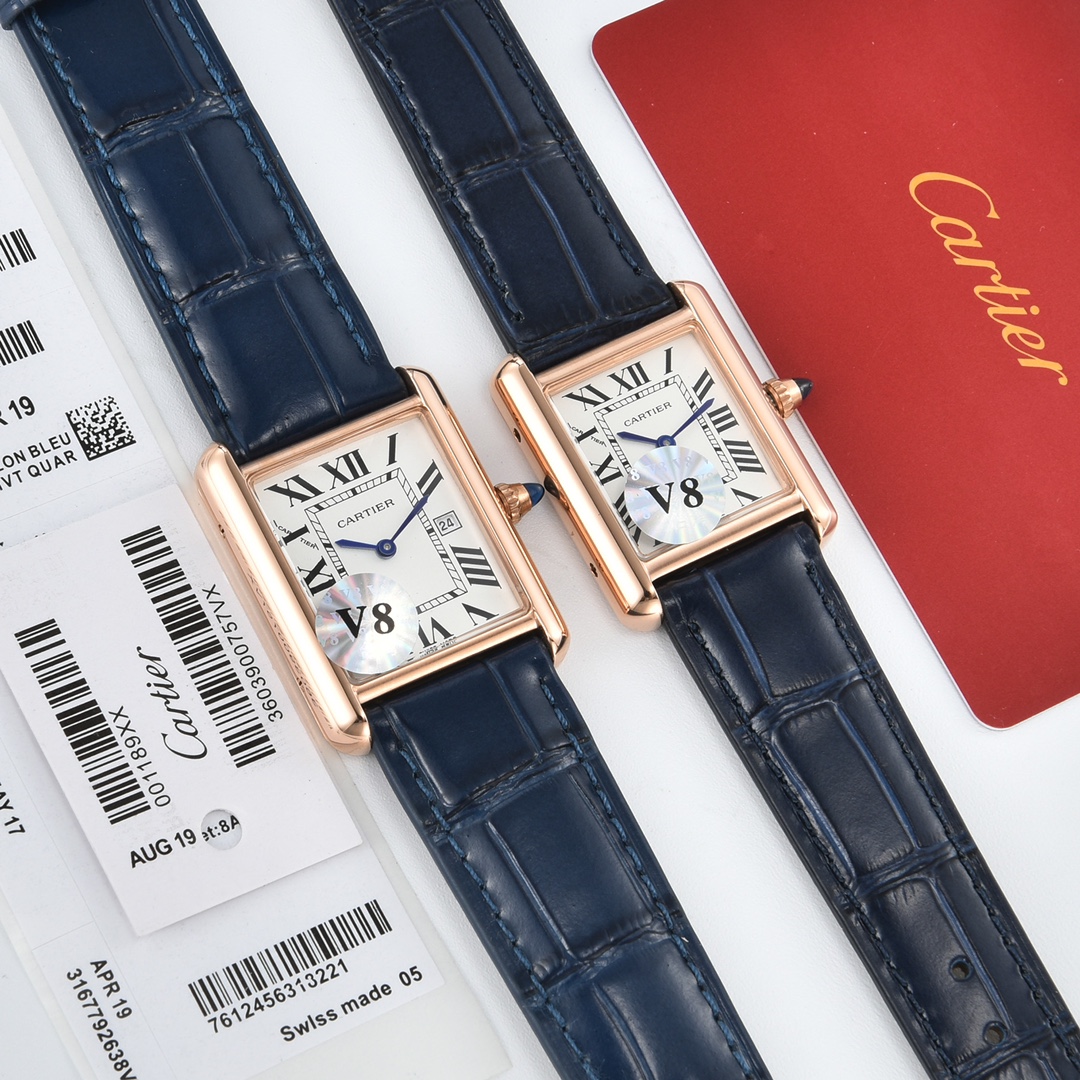 TOP Cartier Tank Watches  - 4 Colors