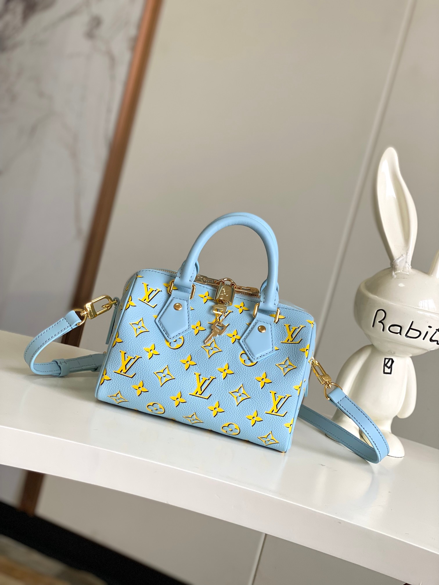 TOP Louis Vuitton LV Dégradé Speedy Bandouliere 20 Bag 20.5x13.5x12cm - Blue