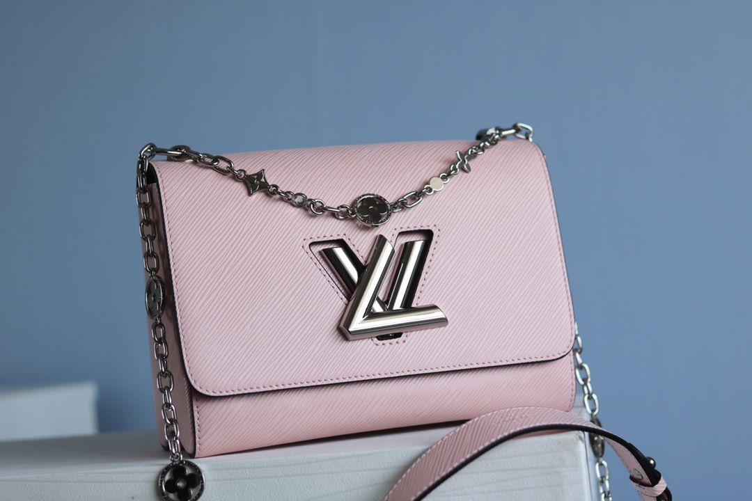 TOP Louis Vuitton LV L*V Twist MM Bag 23 x 17 x 9.5 cm- 3 Colors