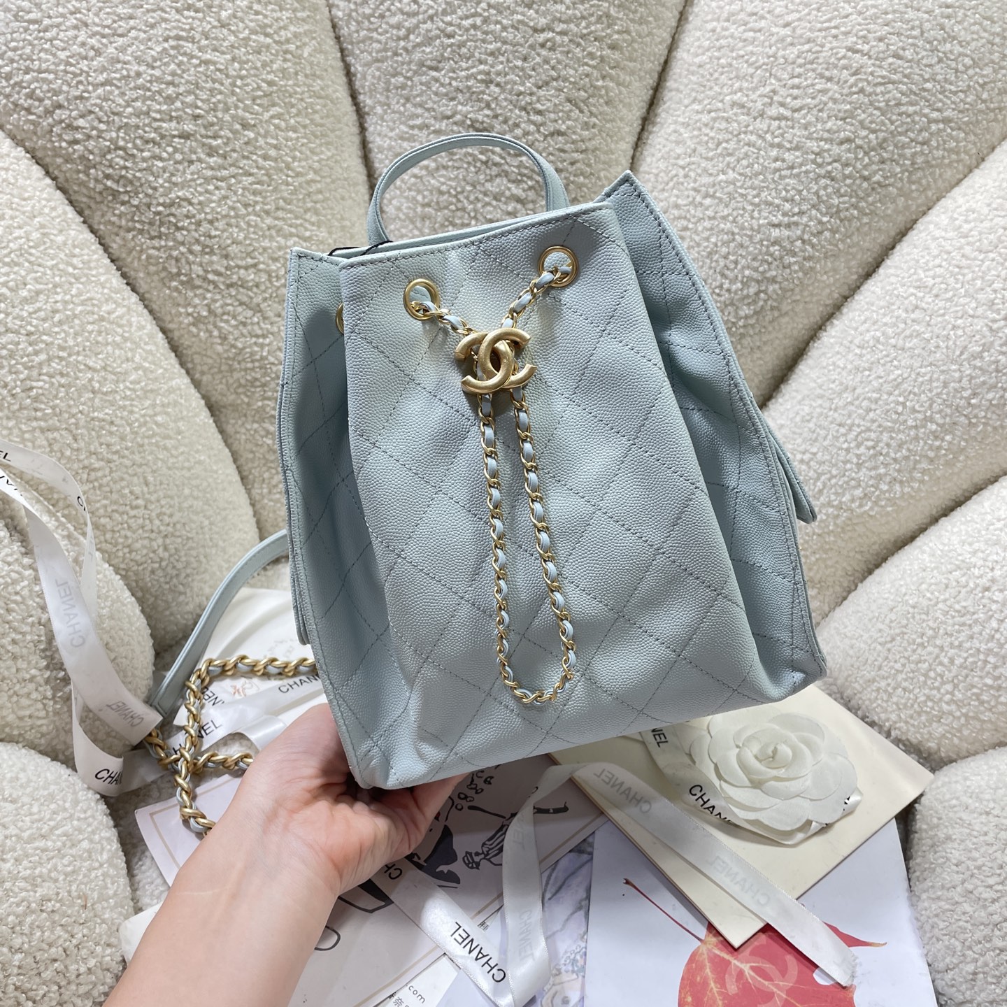 TOP CHANEL 25 Backpack 23x23x14cm - 5 Color