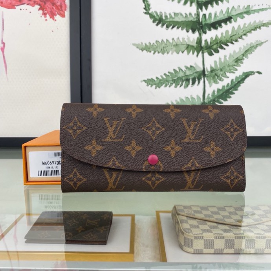 Louis Vuitton LV Emilie Snap On Wallet M61447(Replica)