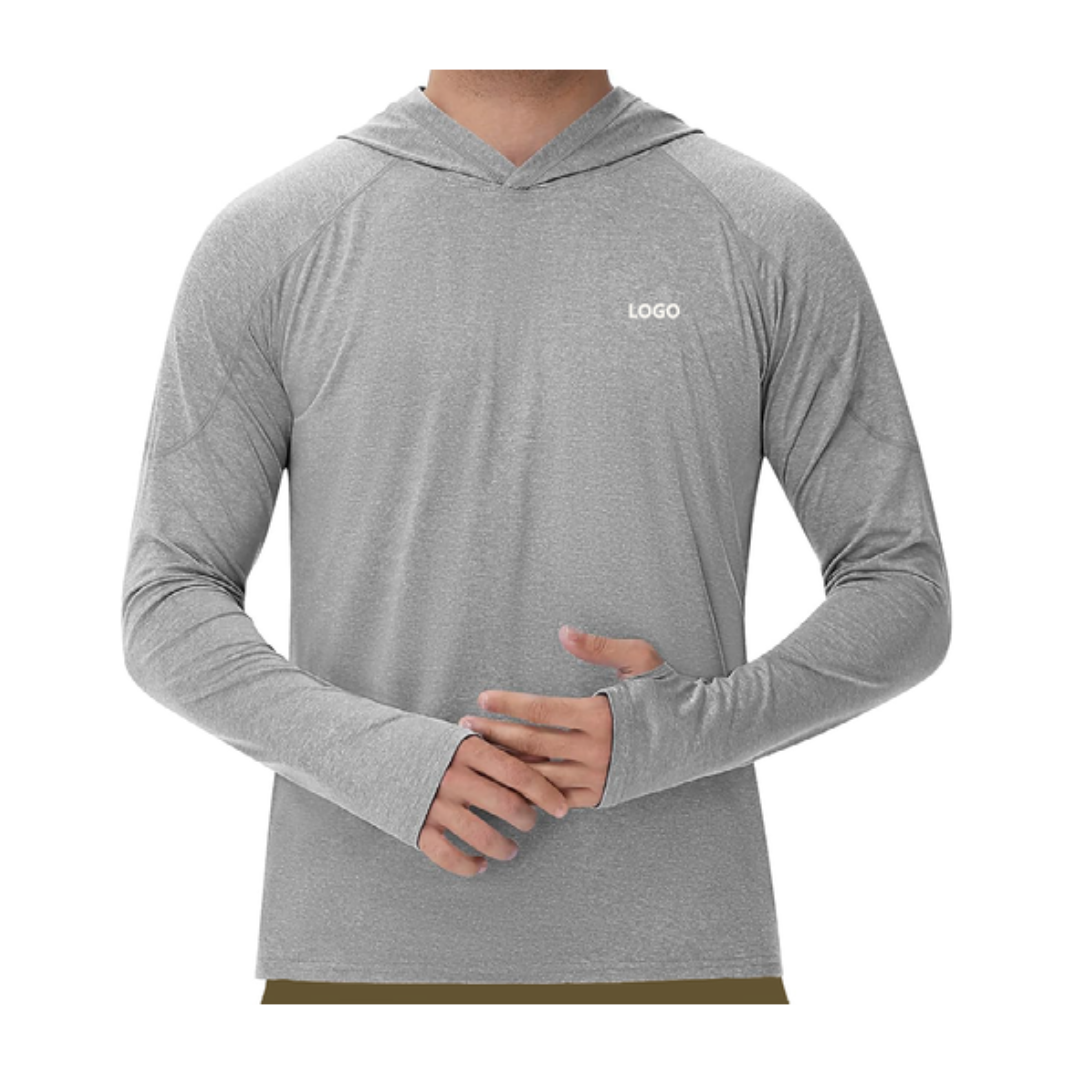 Fishing Shirts for Men Hoodie Sun Shirt UPF 50+ Long Sleeve UV Protection SPF Rash Guard