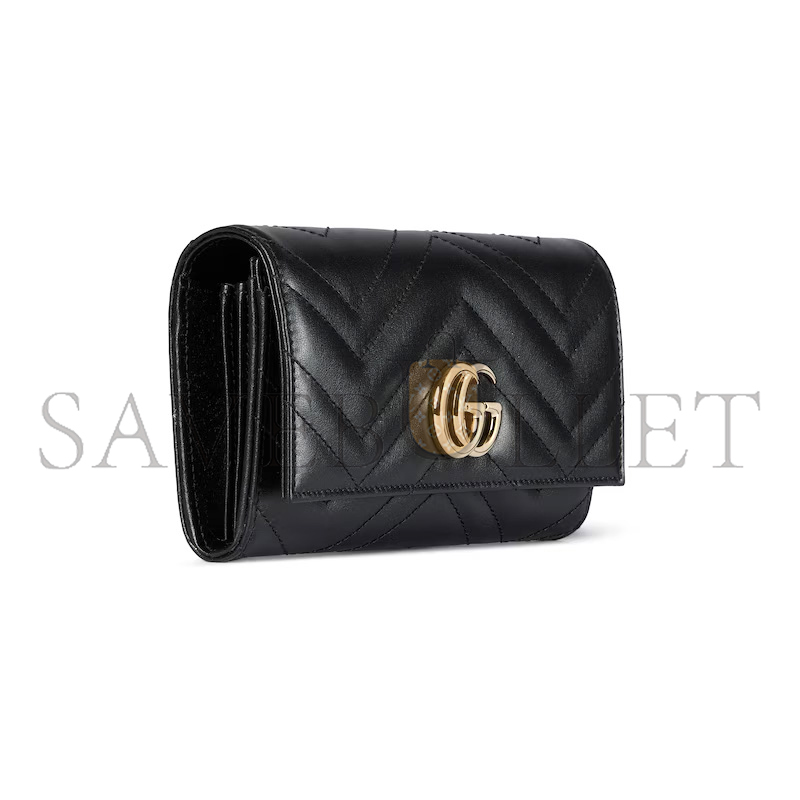 GUCCI GG MARMONT CONTINENTAL WALLET 443436 (19*10*3.5cm)