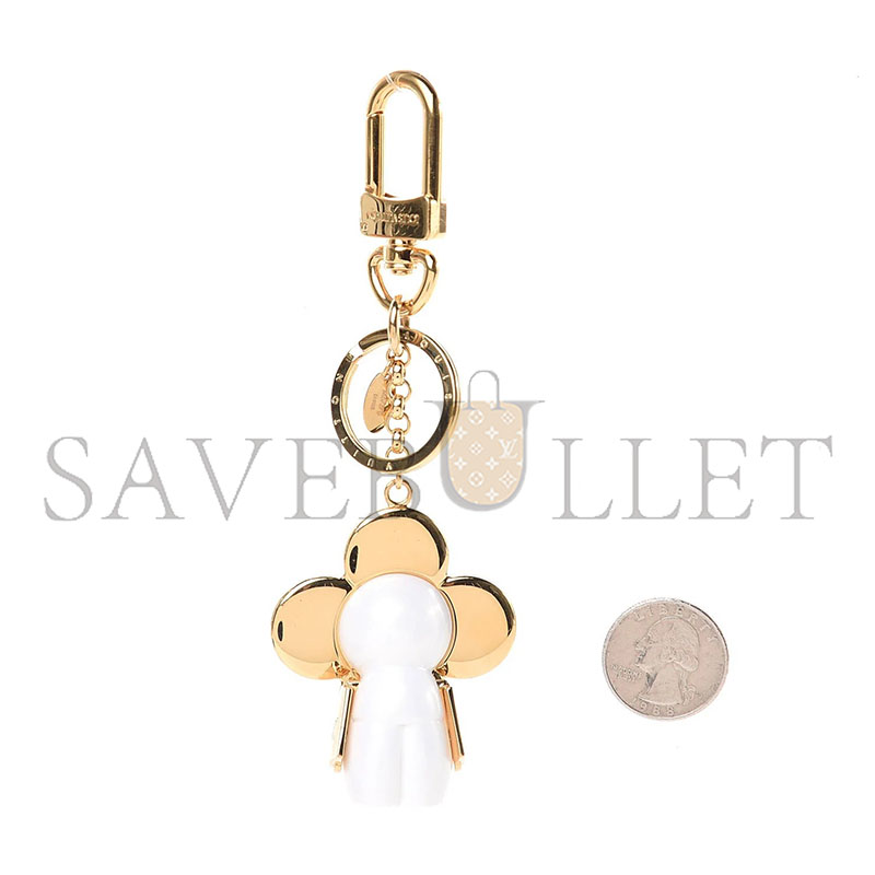 LOUIS VUITTON STRASS VIVIENNE WINTER BAG CHARM KEY HOLDER GOLD