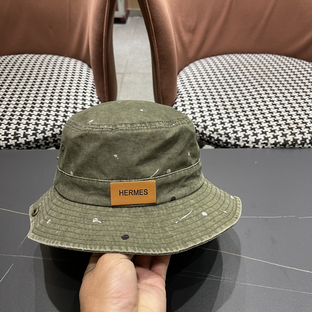 TOP HERMES Bucket Hat - 4 Colors