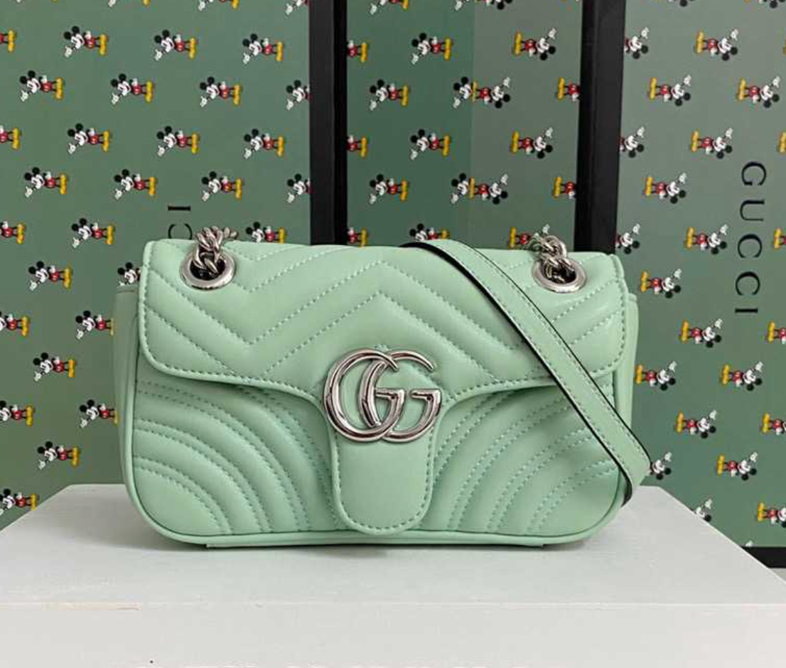 Gucci GG Marmont -Silver buckle(Replica)