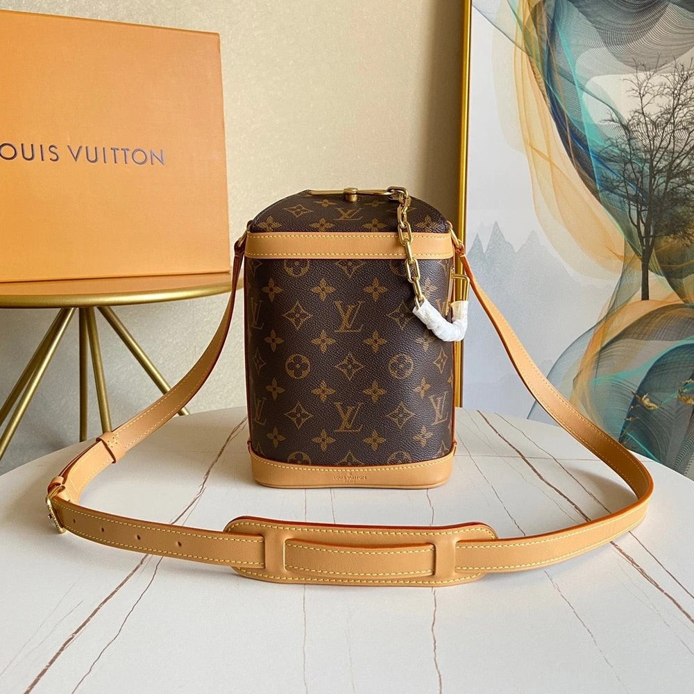 TOP Louis Vuitton LV  Legacy Milk Box Bag 16.5x21.5x11.5cm-Brown