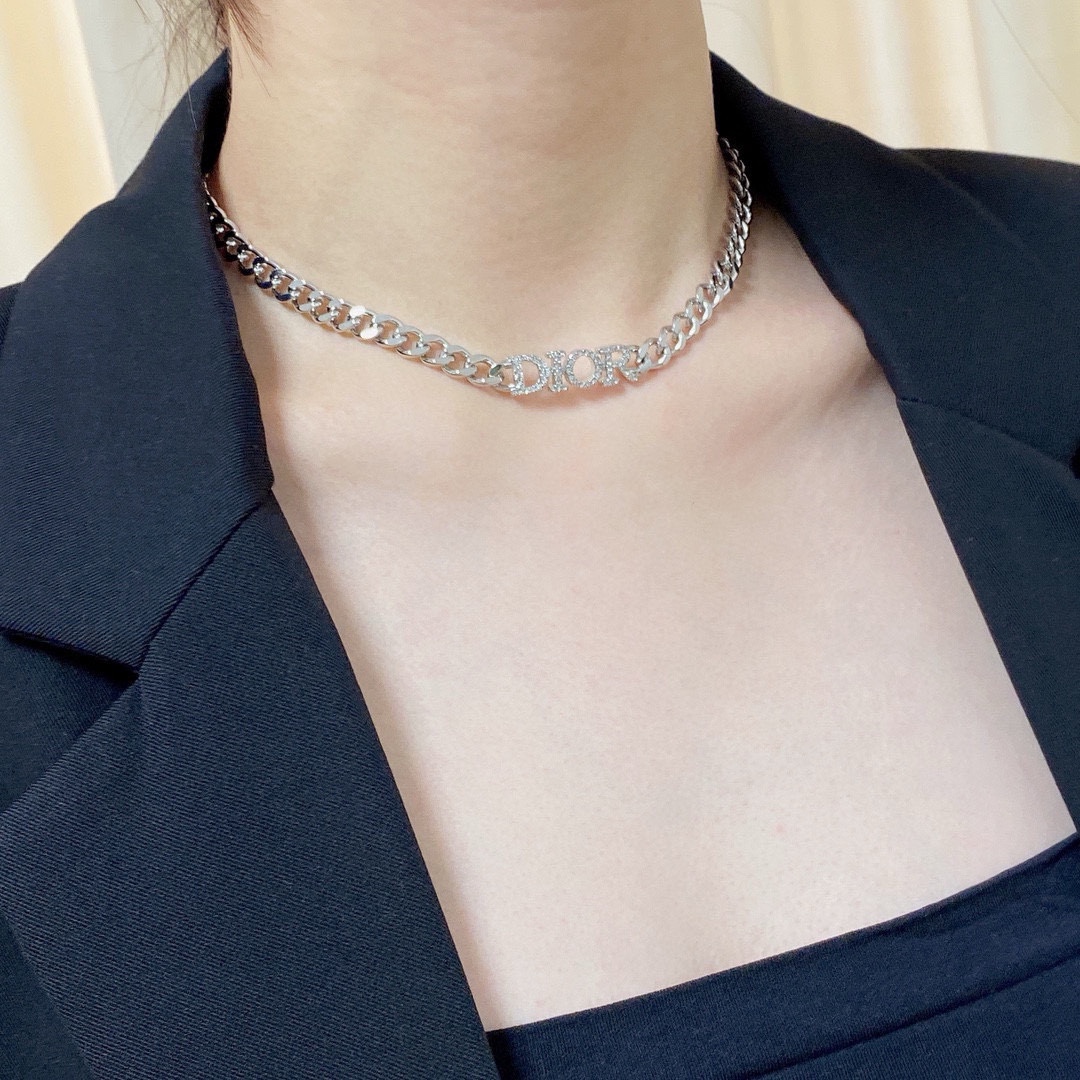 TOP Christian Dior Necklace - Sliver