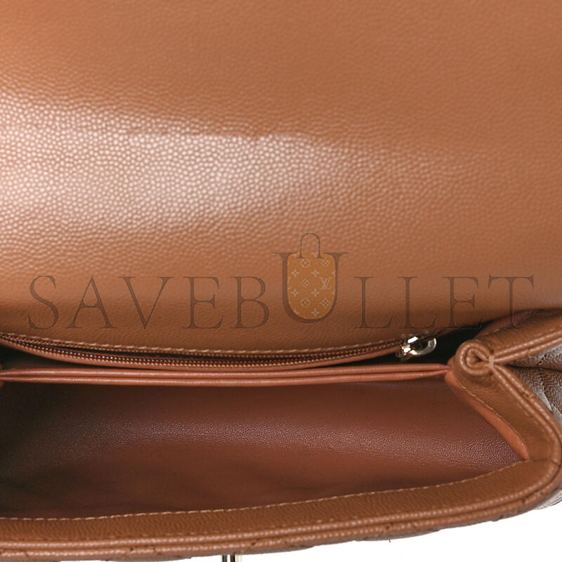 CHANEL MASTER CAVIAR QUILTED MINI COCO HANDLE FLAP 1173752 (23*15*10cm)