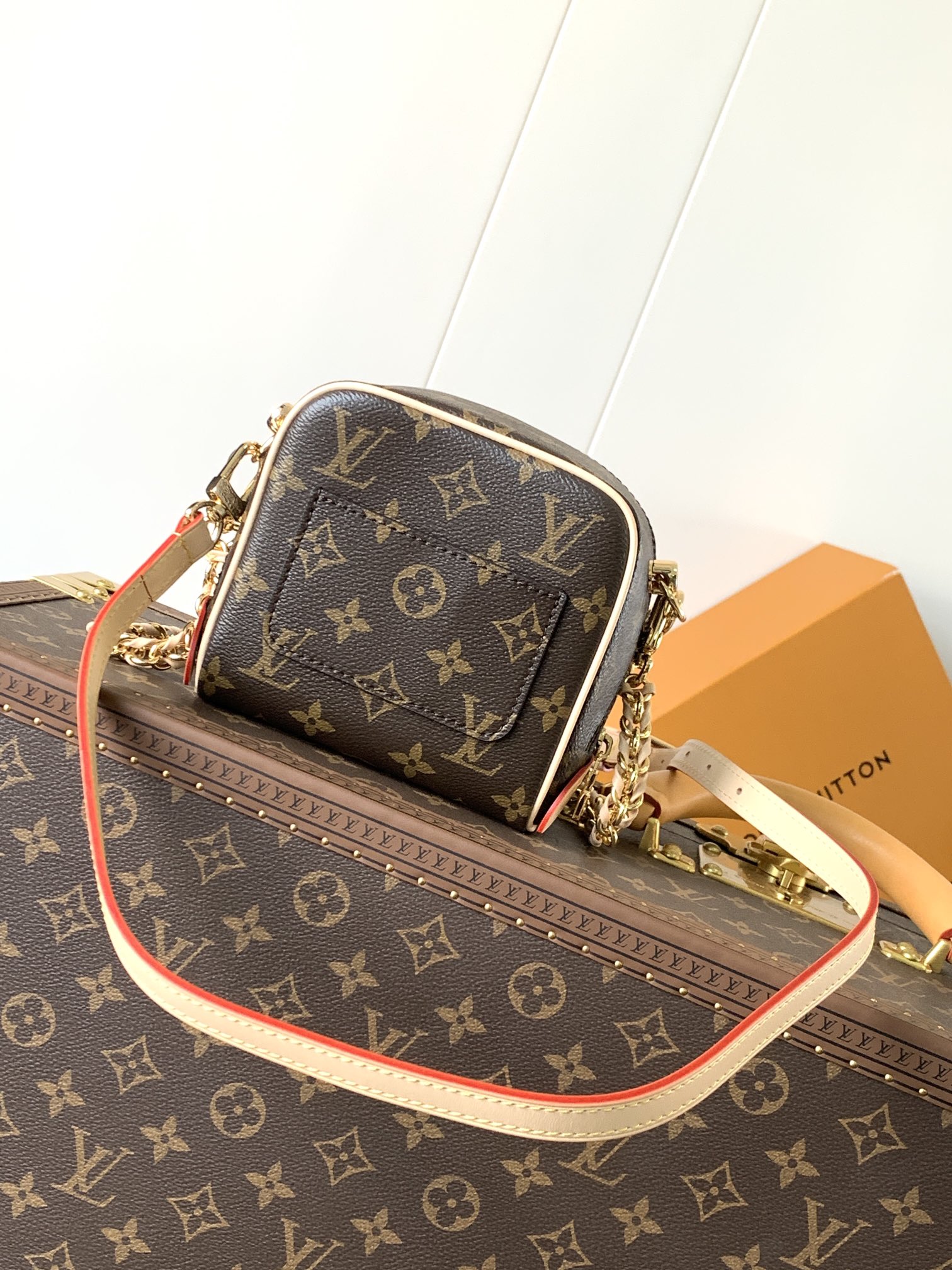 TOP Louis Vuitton LV Just In Case Bag 13 x 14 x 11.5 cm - Monogram