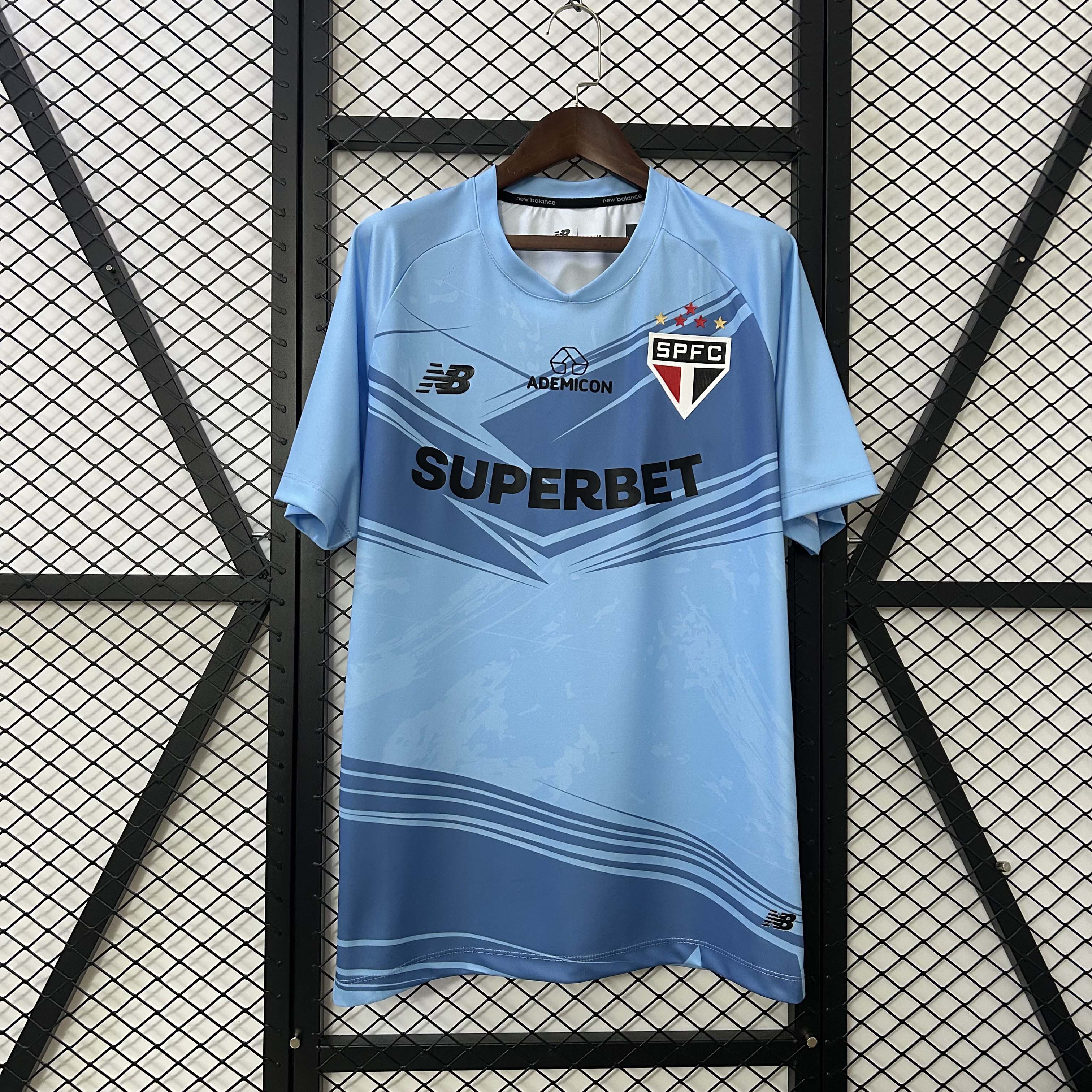2025/2026 São Paulo Goalkeeper blue Jersey 1:1 Thai Quality