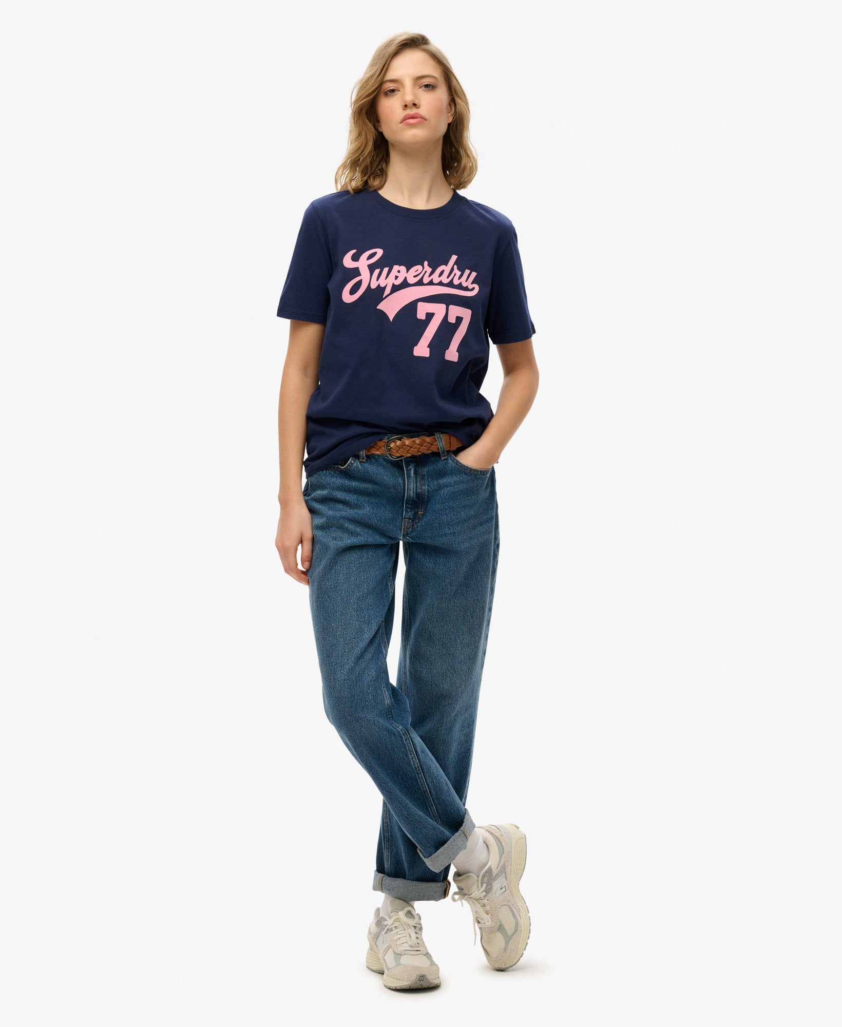Super 77 Tee | Atlantic Navy