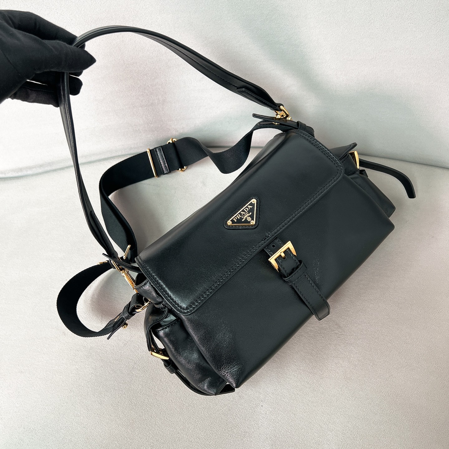 TOP PRADA Explore Messenger Bag Lambskin 30x14x10cm - 2 Color