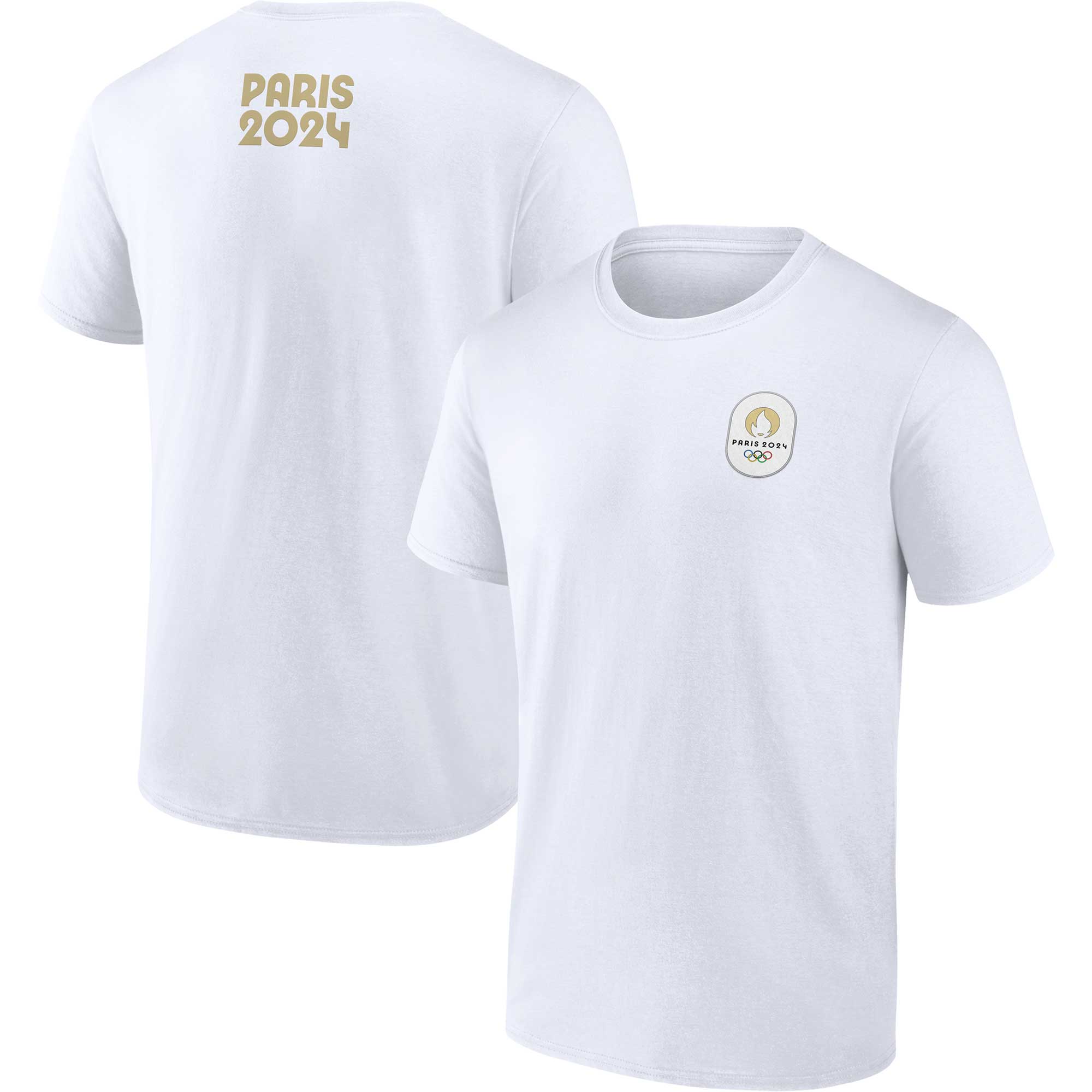 Men's Fanatics White Paris 2024 Olympics T-Shirt