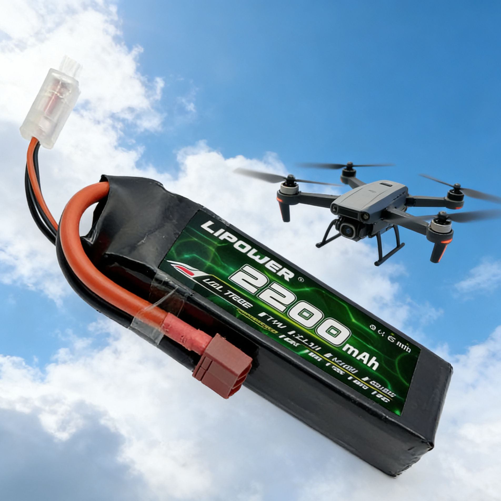 4/6S 6S 22.2v 2200~8000mAh Remote Control Lithium Battery Drone FPV - lipowbattery