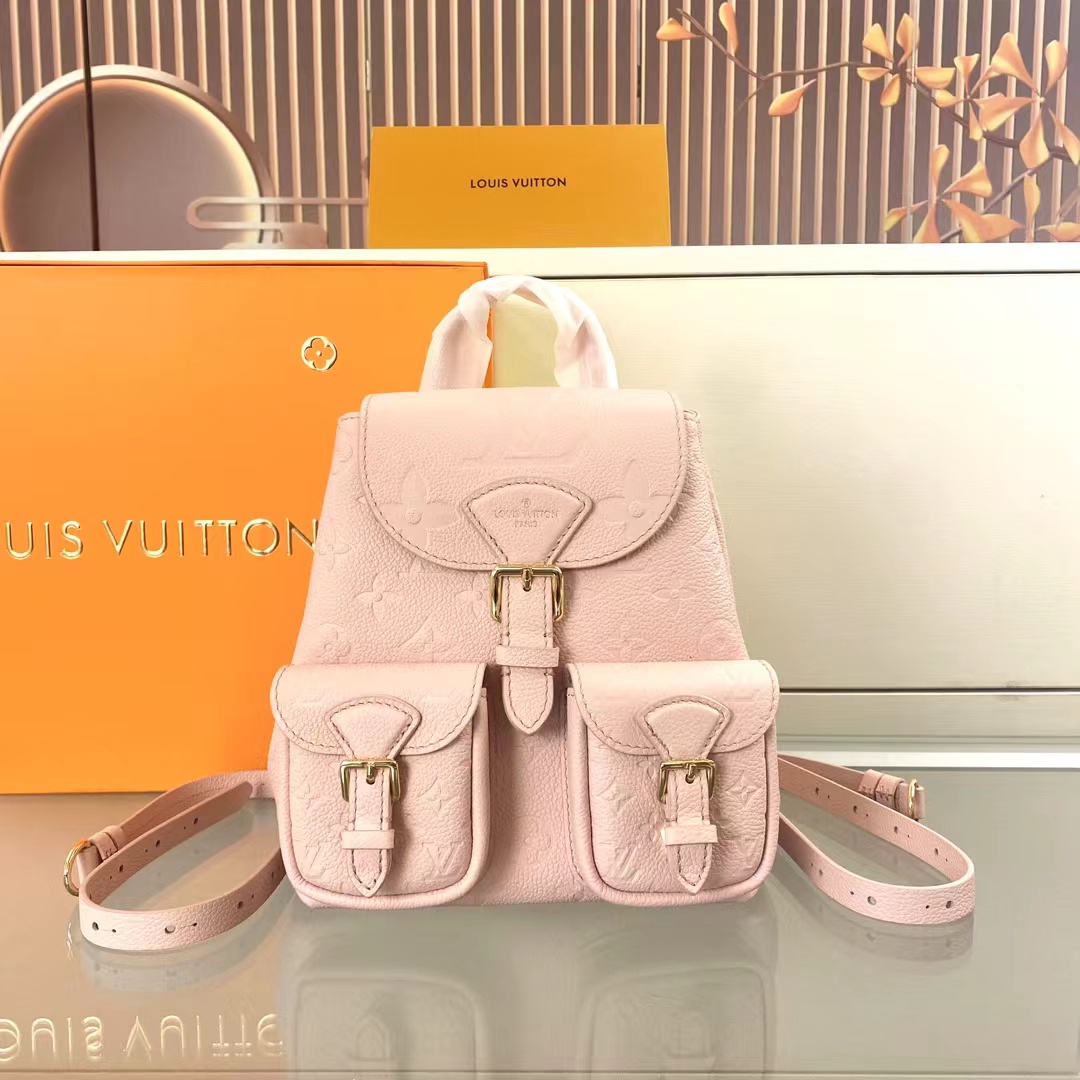TOP Louis Vuitton LV Monogram Milky Way Backup Backpack  20×22×14cm-Pink
