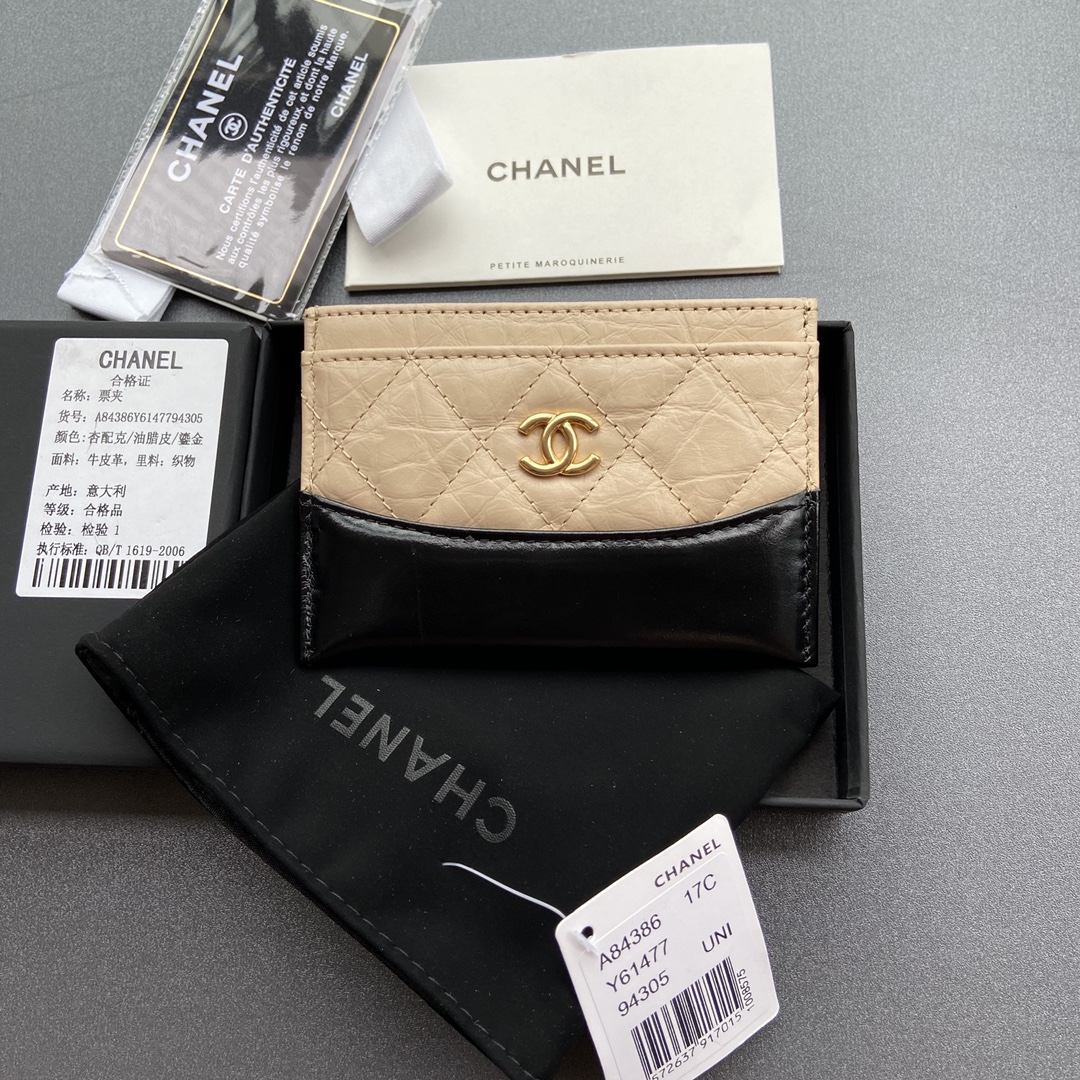TOP CHANEL Card Holder Wallet 11×7.5cm - 3 Color & GHW