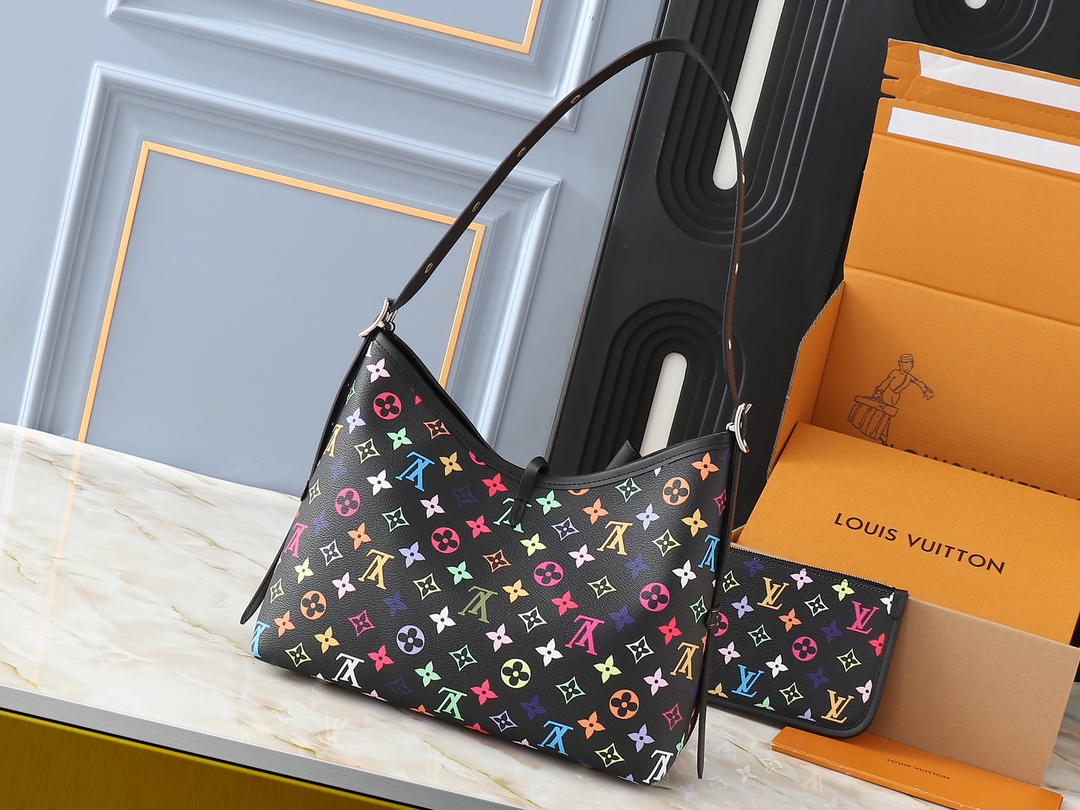 TOP Louis Vuitton LV Carryall Bag 29x24x12cm - Black