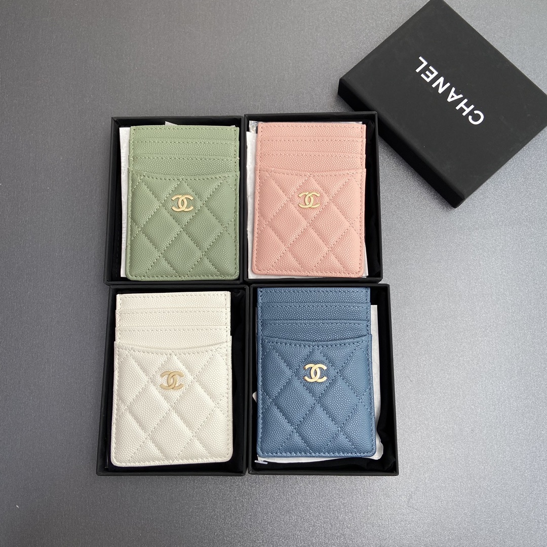TOP CHANEL Card Case 11.5x8cm - 4 Color