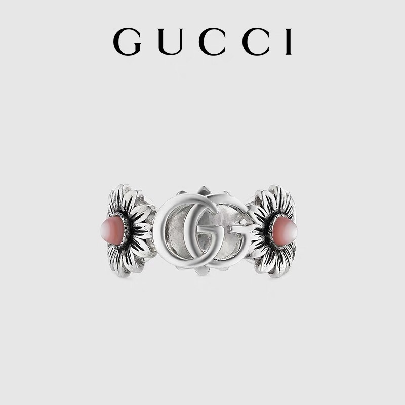 TOP GUCCI GG Ring - Sliver
