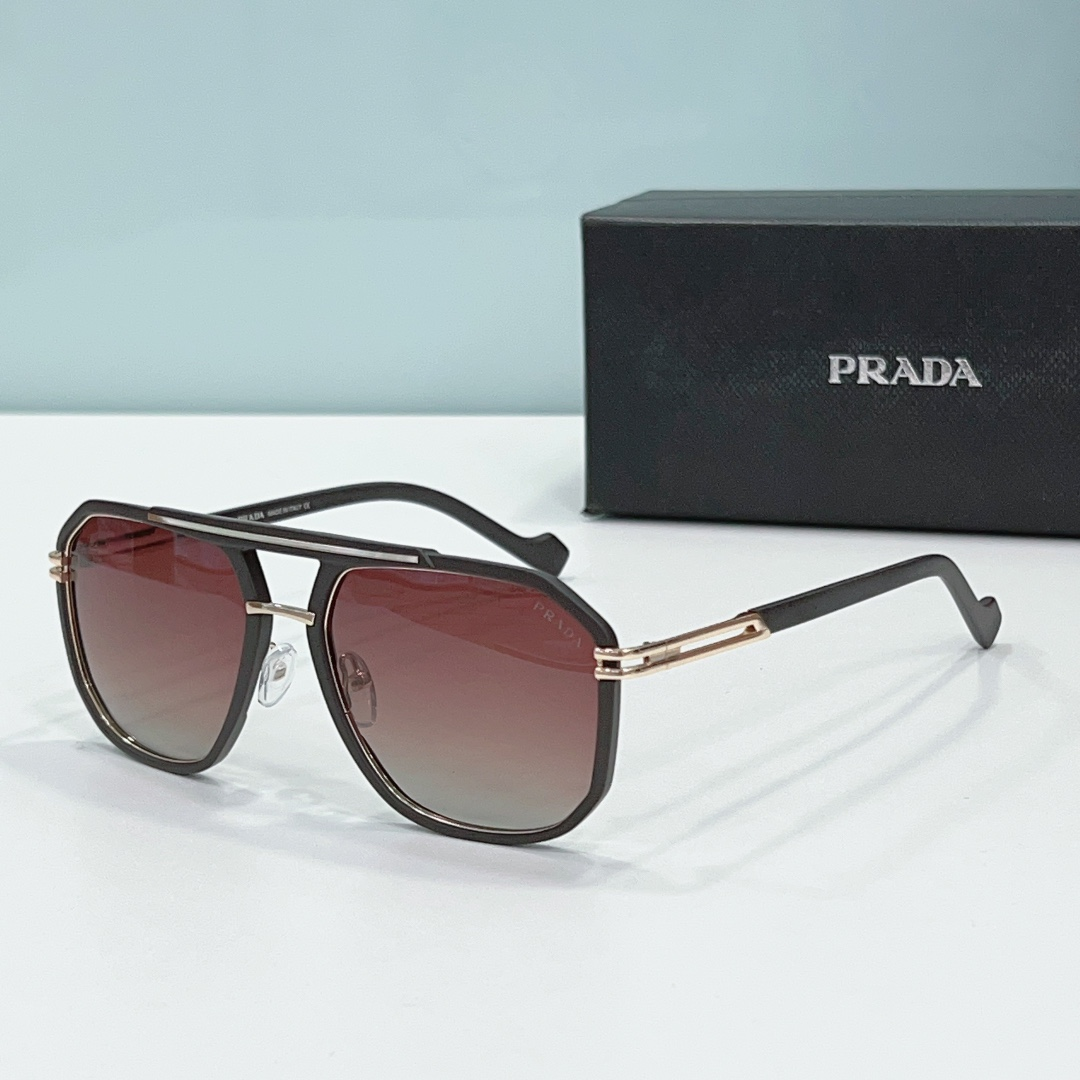 Prada Metal-Mechanical Wind  sunglasses Top quality （Replica）