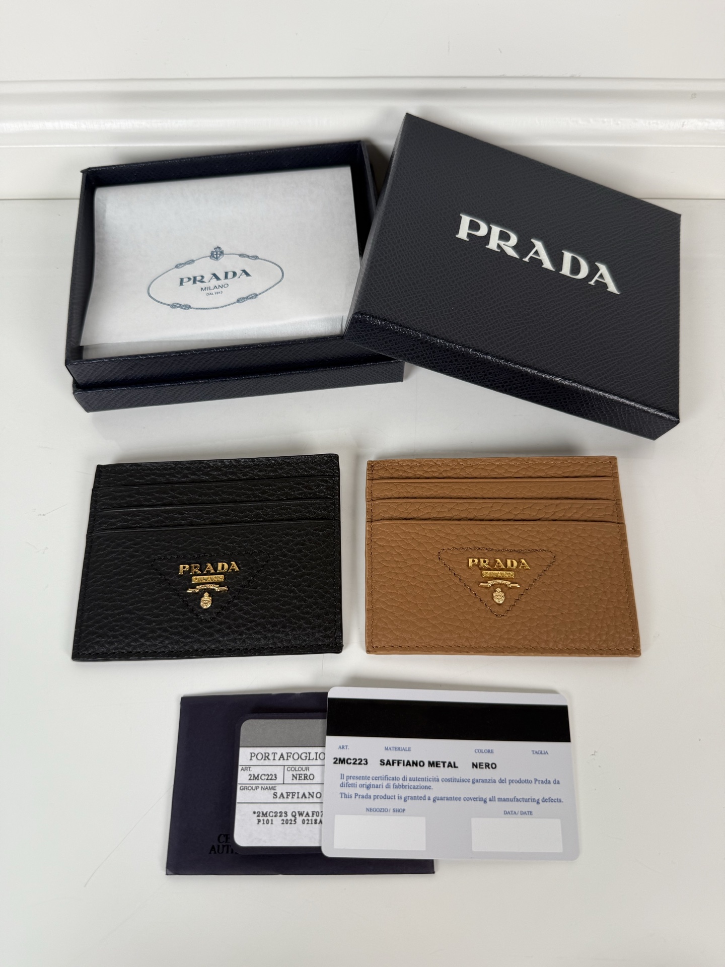 TOP PRADA Card Holder 10x8cm - 2 Color