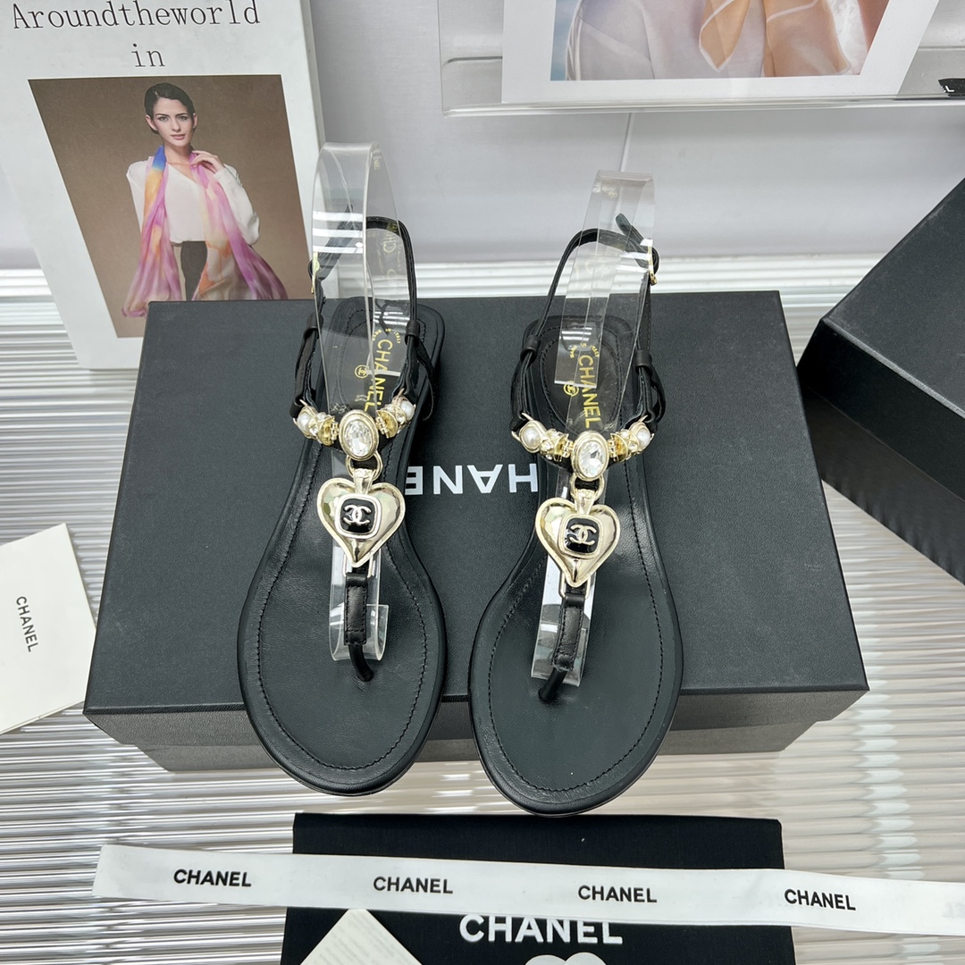 TOP CHANEL Flip Flops  Sandals - 4 Color