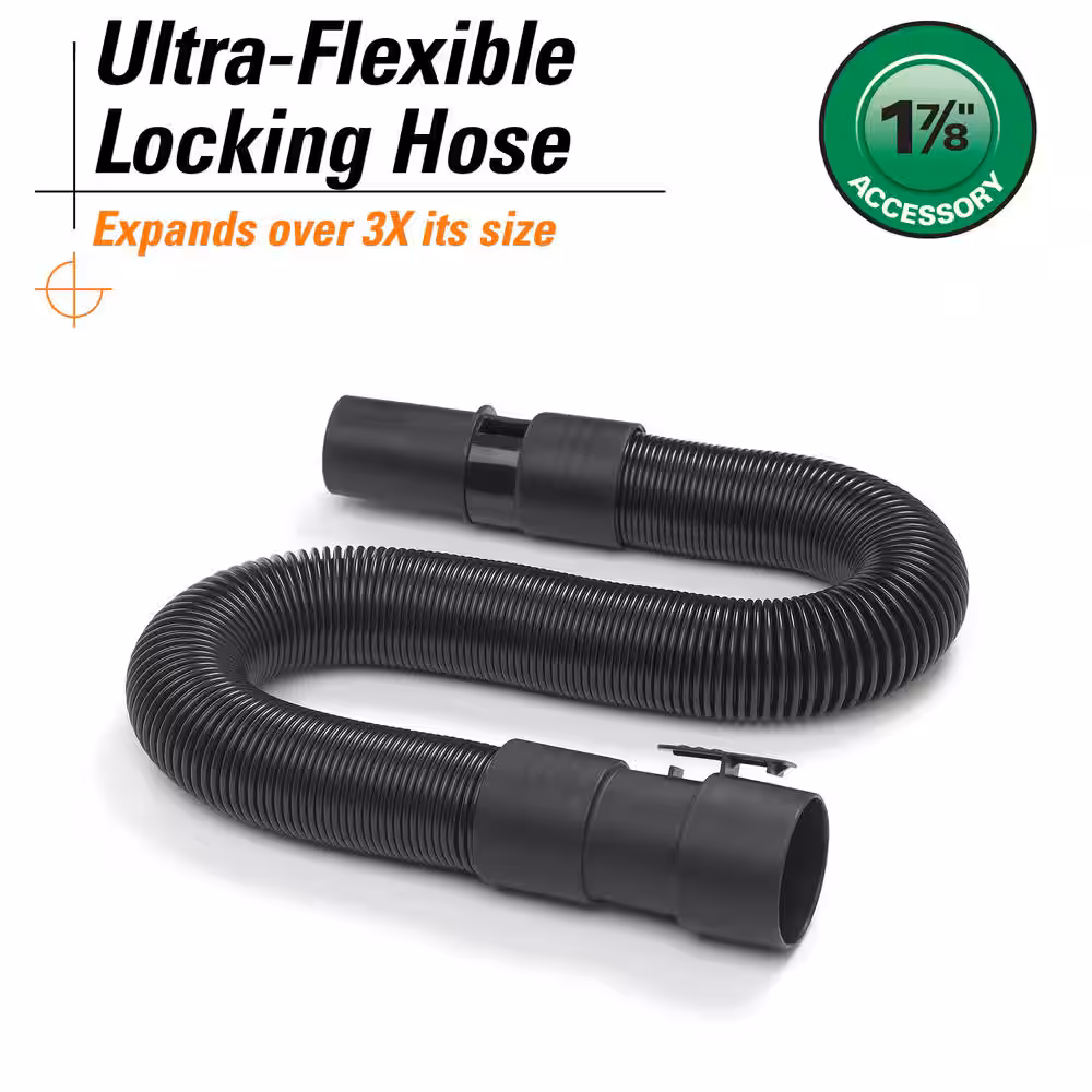 1-7/8 in. x 2 ft. to 7 ft. Expandable Locking Vacuum Hose Accessory Shop Vac Attachment for RIDGID Wet Dry Vacuums