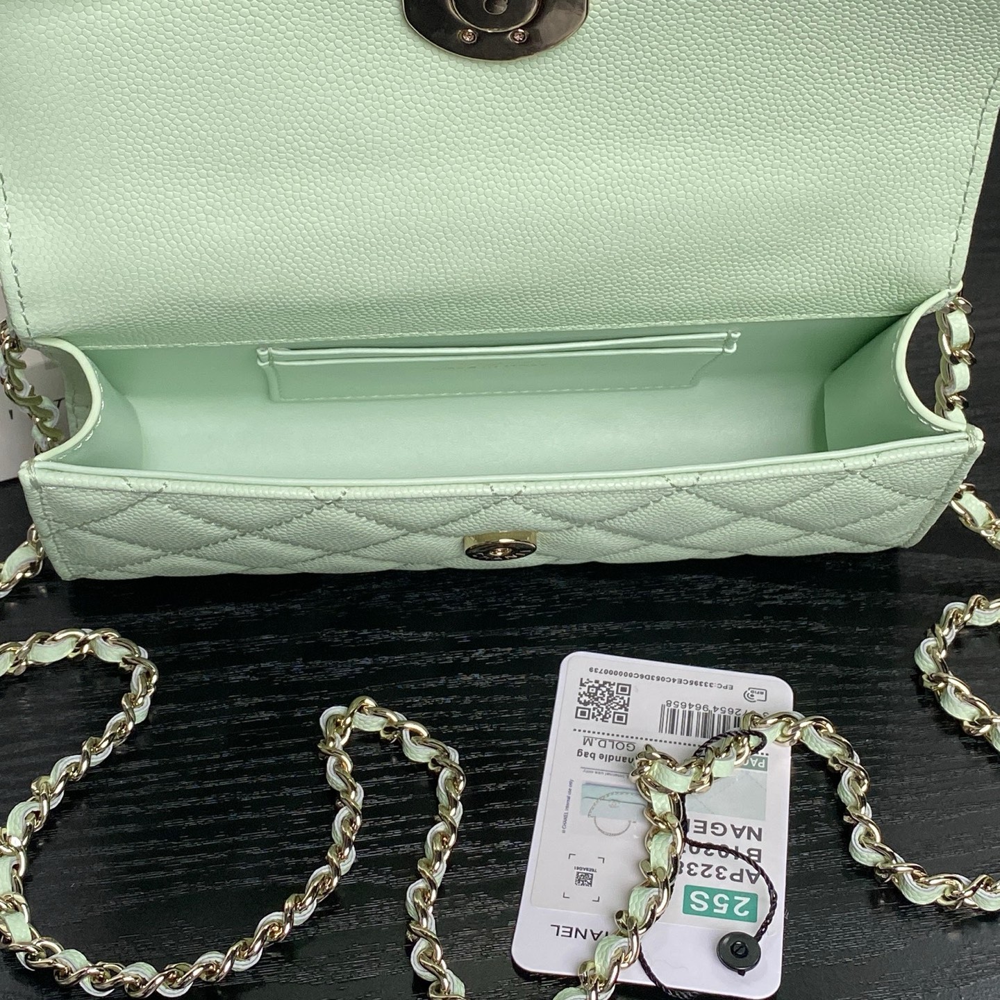 TOP CHANEL Kelly Long Handle Bag Cowhide 19x10x4.5cm - 4 Colour