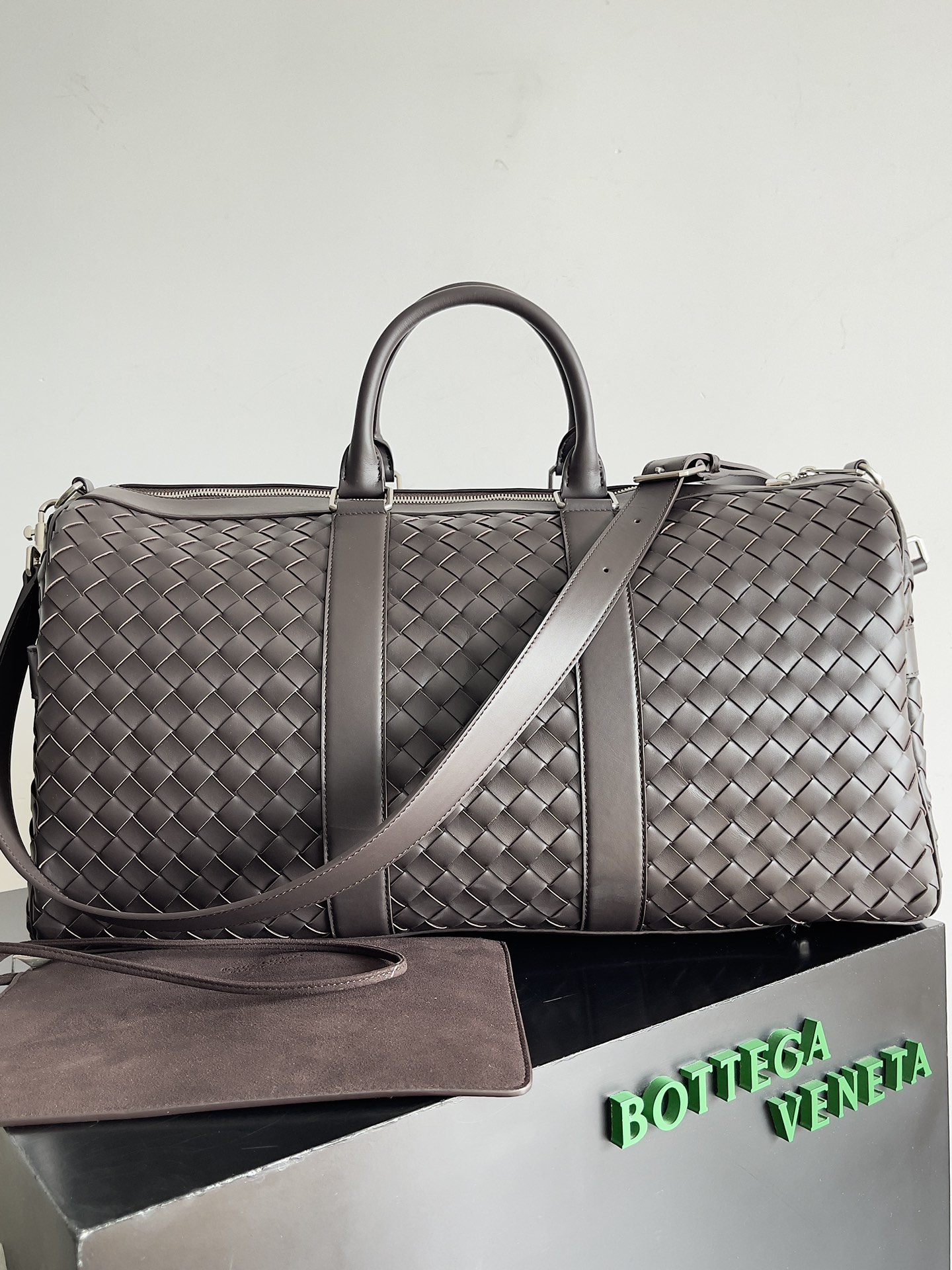 TOP Bottega Veneta BV Woven Large Travel Bag 50*27*24cm - Two Colour