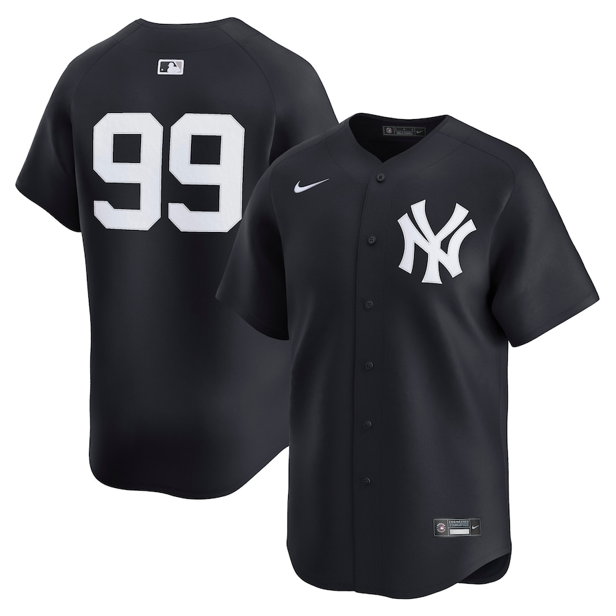 Men's New York Yankees Aaron Judge #99 Black Replica Baseball Jersey