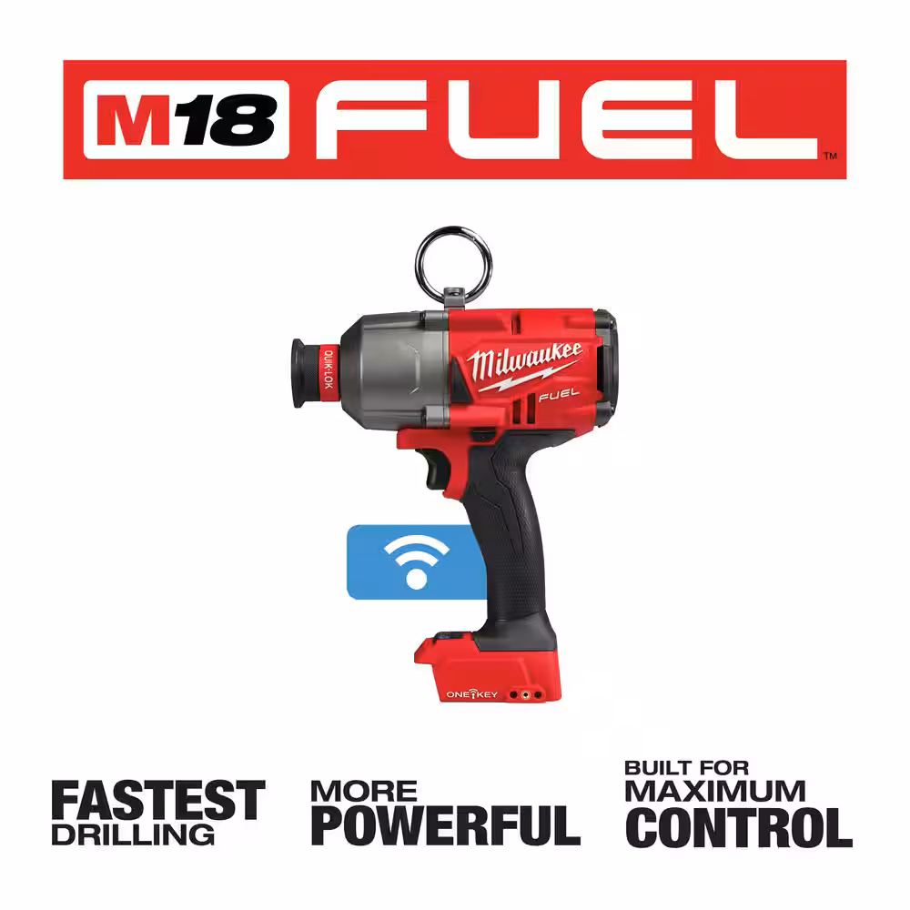 M18 FUEL ONE-KEY 18V Lithium-Ion Brushless Cordless 7/16 in. High Torque Impact Wrench (Tool-Only)