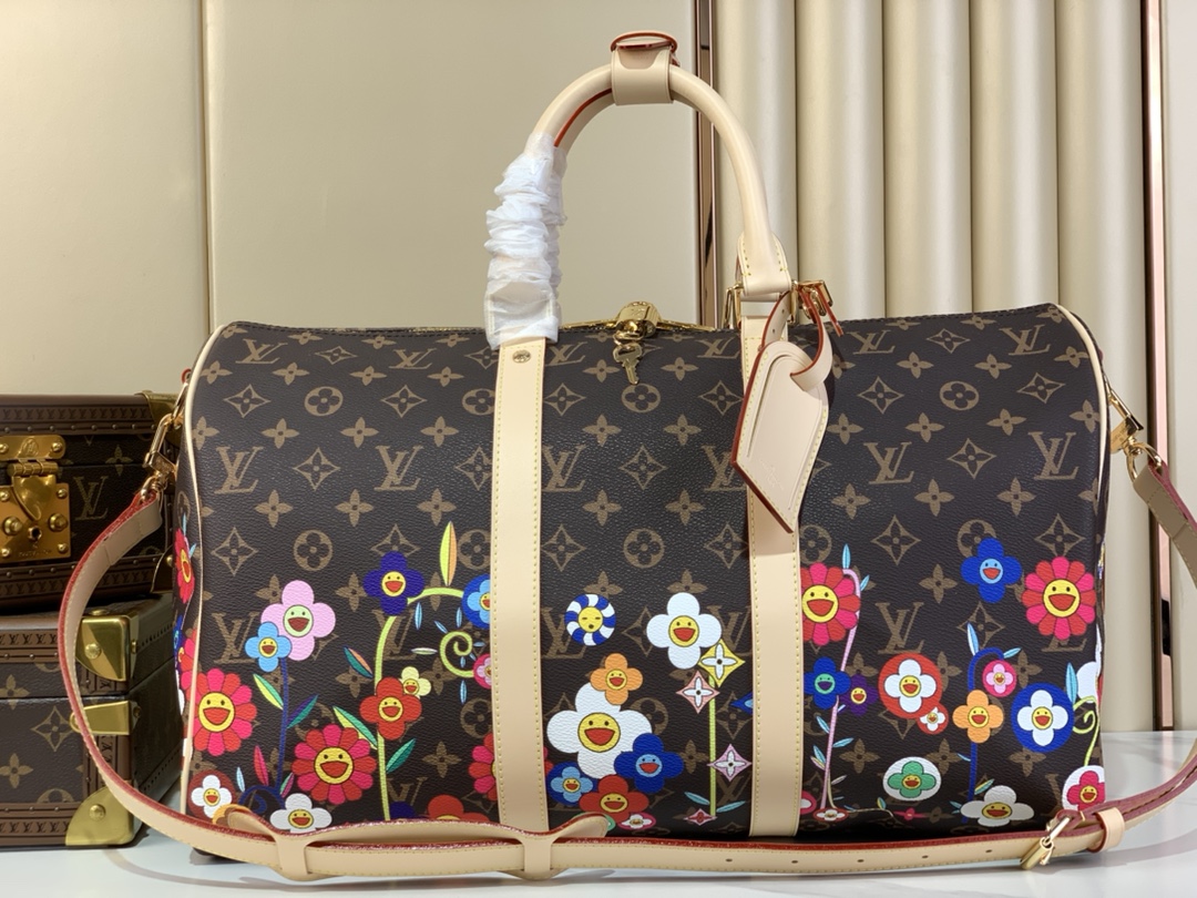 TOP Louis Vuitton LV Keepall 45 Travel Bag  45X27X20cm - Brown