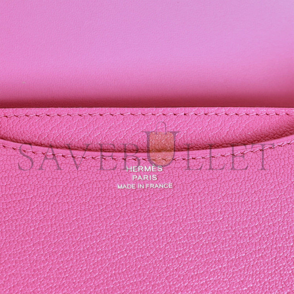HERMES CONSTANCE 18 EVERCOLOR PALLADIUM HARDWARE (18*15*4cm)