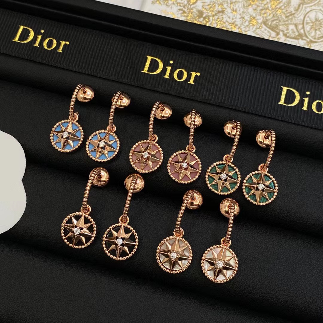 TOP Christian Dior Compass Earrings - 5 Colors