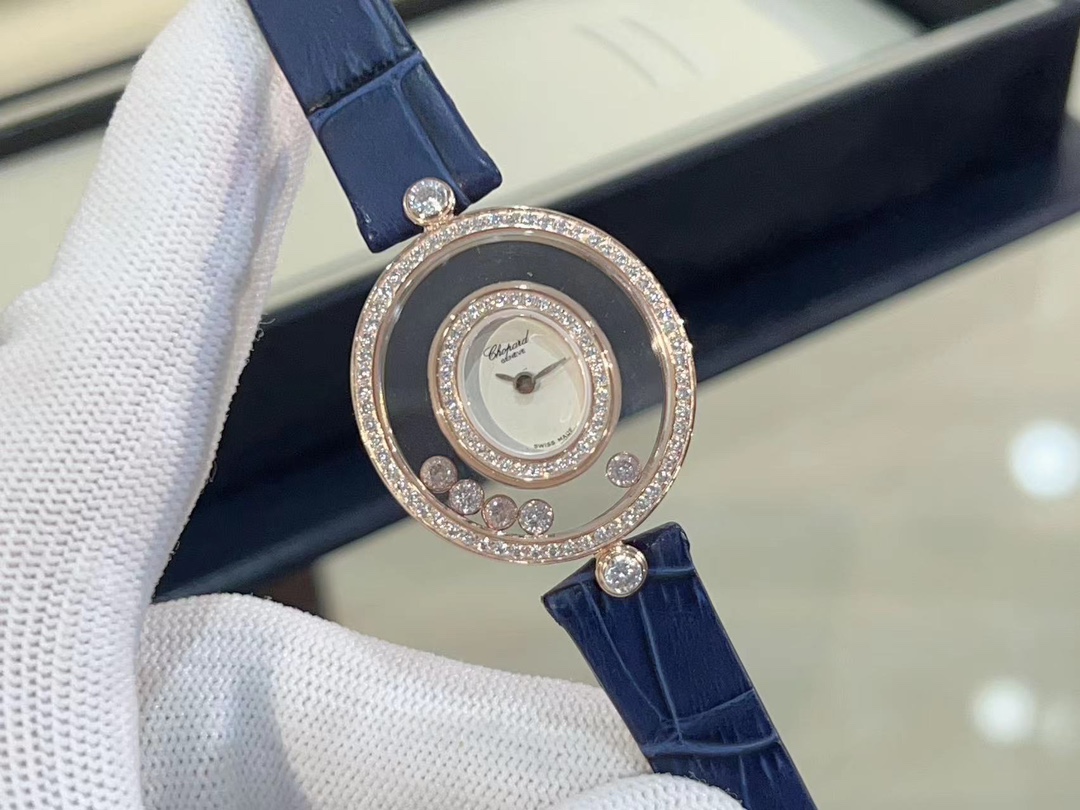 TOP Chopard  HAPPY DIAMONDS Watch 25mm - 8 Colors