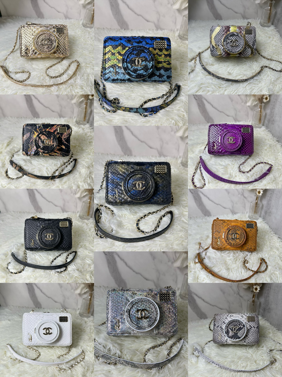 TOP CHANEL Camera Bag 11.5×16×6cm - 11 Colors