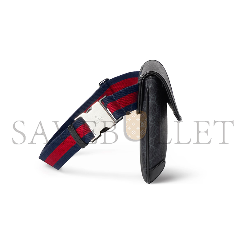 GUCCI GG BLACK SMALL BELT BAG 792091 (24*16.5*6cm)