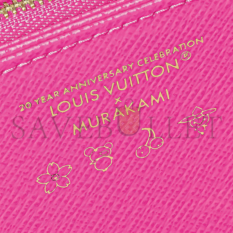 LOUIS VUITTON MURAKAMI LV X TM ZIPPY WALLET M13922 (19.5*10.5*2.5cm)