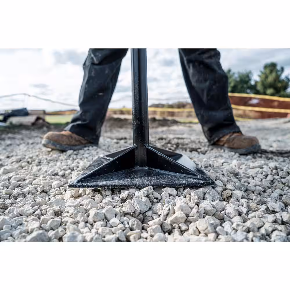 44.88 in. Black Steel Tamper