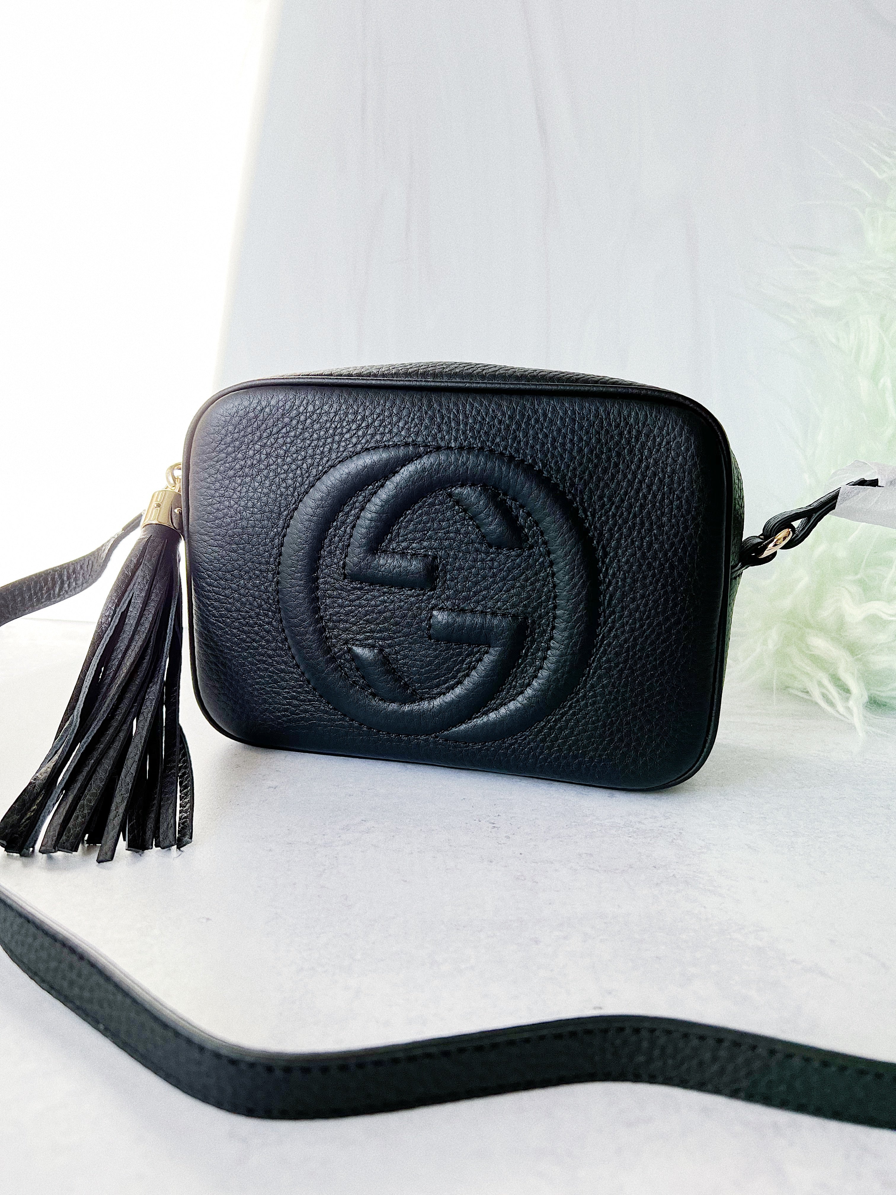 TOP GUCCI Soho Bag 21 x 15 x 7 cm - Black