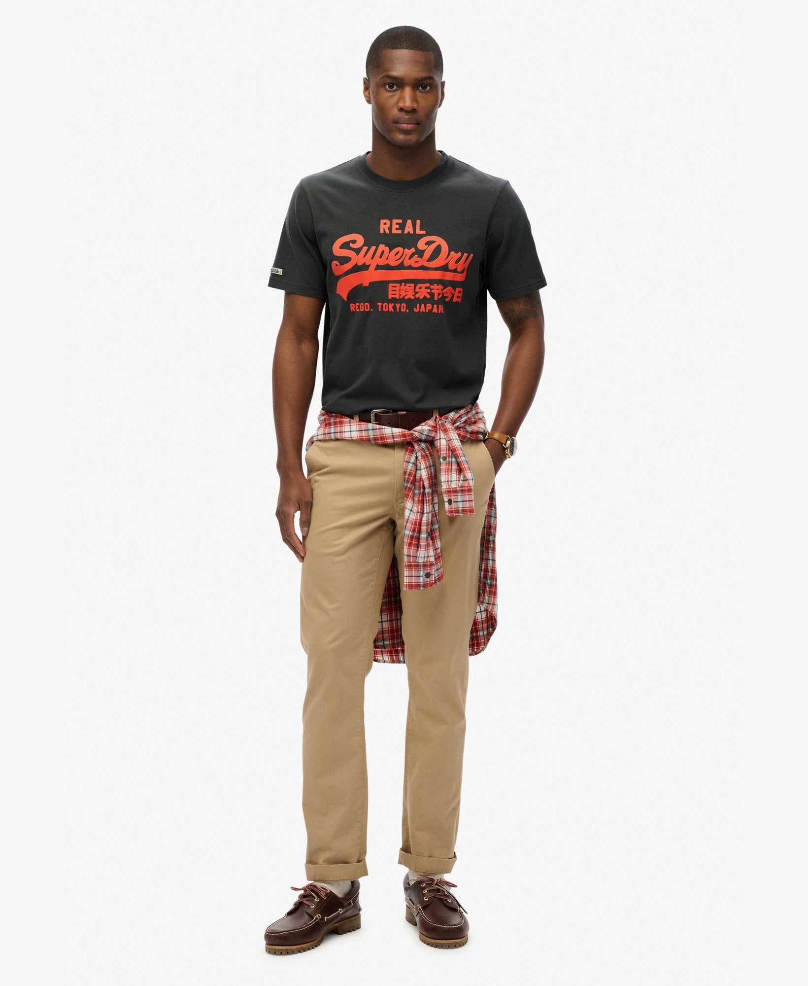 Vintage Logo Fade Tee | Vintage Black