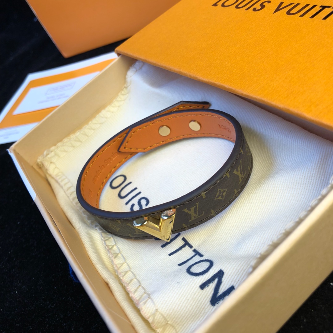 TOP Louis Vuitton LV Bracelet - Brown