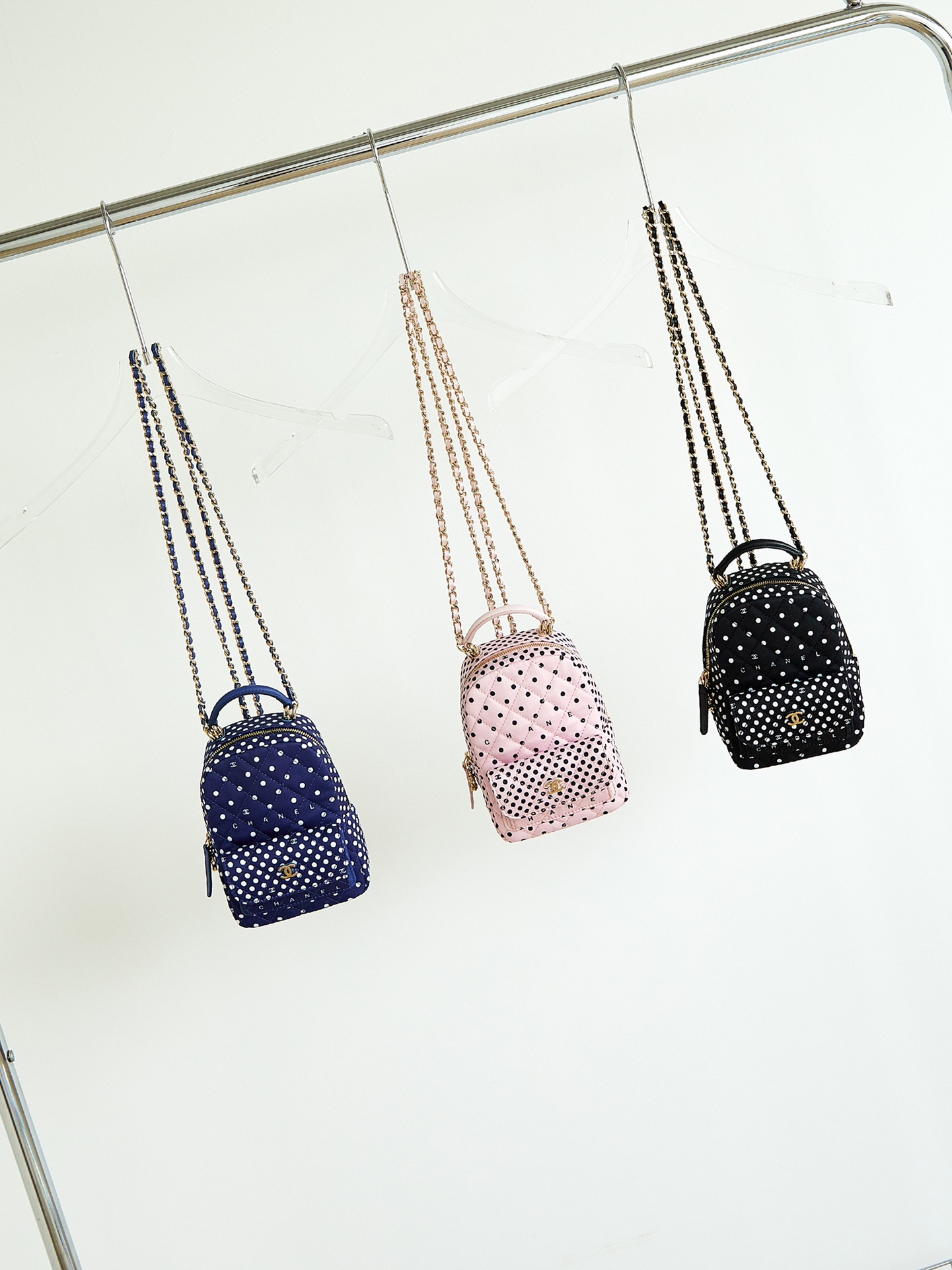 TOP CHANEL Woolen Backpack 13x18x9cm - 3 Color