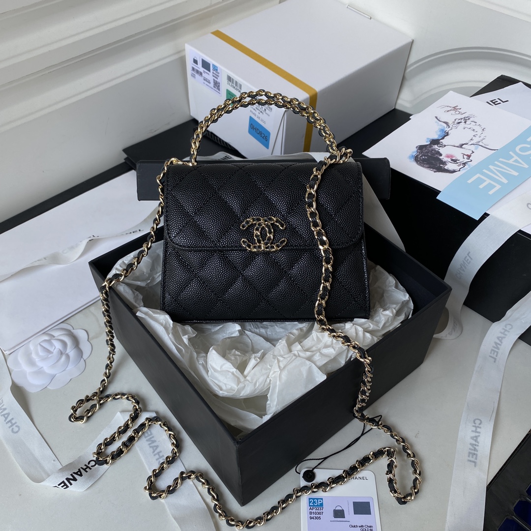 TOP CHANEL Mini CoCo Handle Bag 15-6-10cm - 2 Color & GHW
